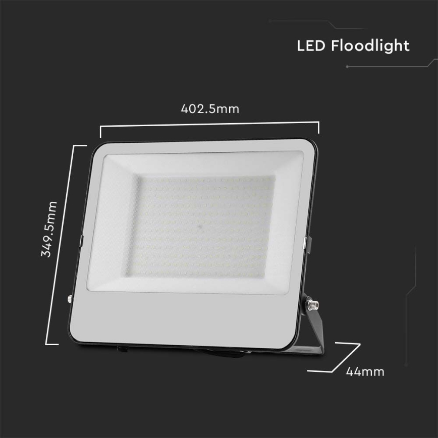 LED-Strahler SAMSUNG CHIP LED/200W/230V 4000K IP65 schwarz