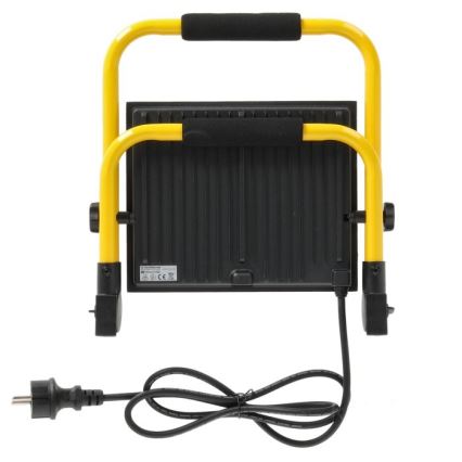 LED-Strahler TIGRA LED/100W/4000K IP54 schwarz/gelb
