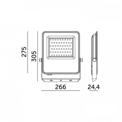 LED-Strahler ULSAN LED/150W/230V 4000K IP65