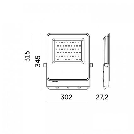 LED Strahler ULSAN LED/200W/230V 4000K IP65