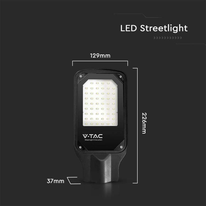 LED Straßenlampe LED/30W/230V 6500K IP65