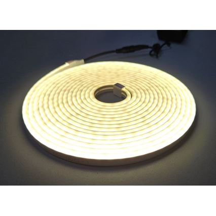 LED Striscia flessibile NEON LED/10W/230V 5 m IP65 bianco