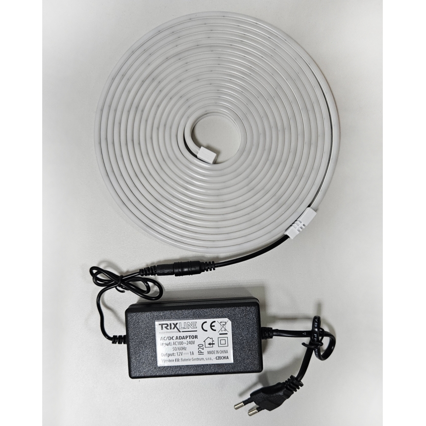 LED Striscia flessibile NEON LED/10W/230V 5 m IP65 bianco