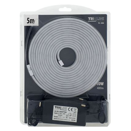 LED Striscia flessibile NEON LED/10W/230V 5 m IP65 bianco