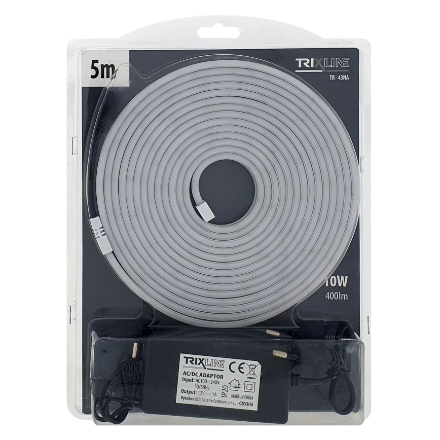 LED Striscia flessibile NEON LED/10W/230V 5 m IP65 bianco