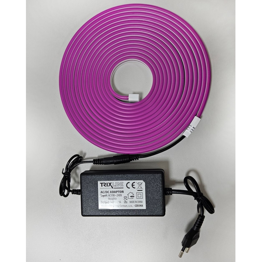 LED Striscia flessibile NEON LED/10W/230V 5 m IP65 viola