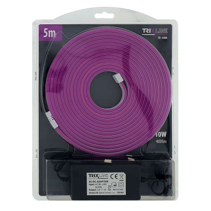 LED Striscia flessibile NEON LED/10W/230V 5 m IP65 viola