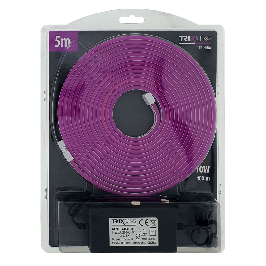 LED Striscia flessibile NEON LED/10W/230V 5 m IP65 viola