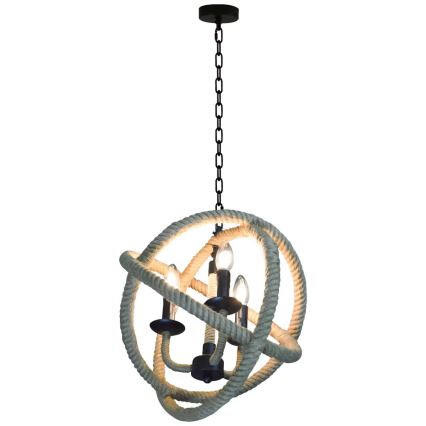 Suspension filaire LED ROPE 2xE27/10W/230V