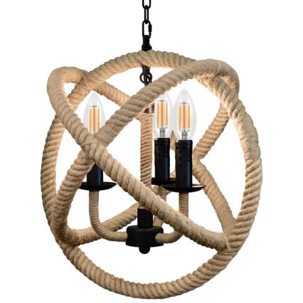 Suspension filaire LED ROPE 2xE27/10W/230V