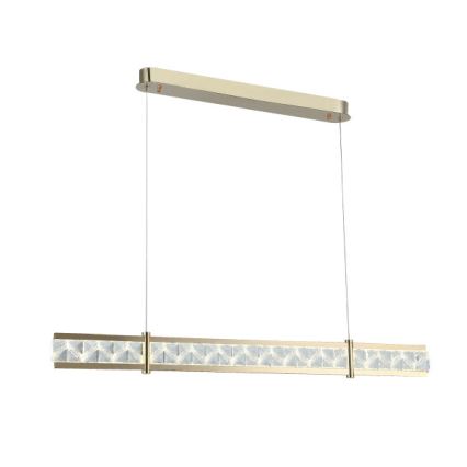 Lustre en cristal dimmable sur câble ENRIQUE LED/20W//230V 3000-6000K + télécommande
