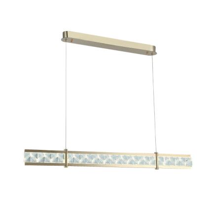 Lustre en cristal dimmable sur câble ENRIQUE LED/20W//230V 3000-6000K + télécommande