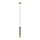 LED Suspension filaire BARS 1xGU10/4,8W/230V noire/dorée