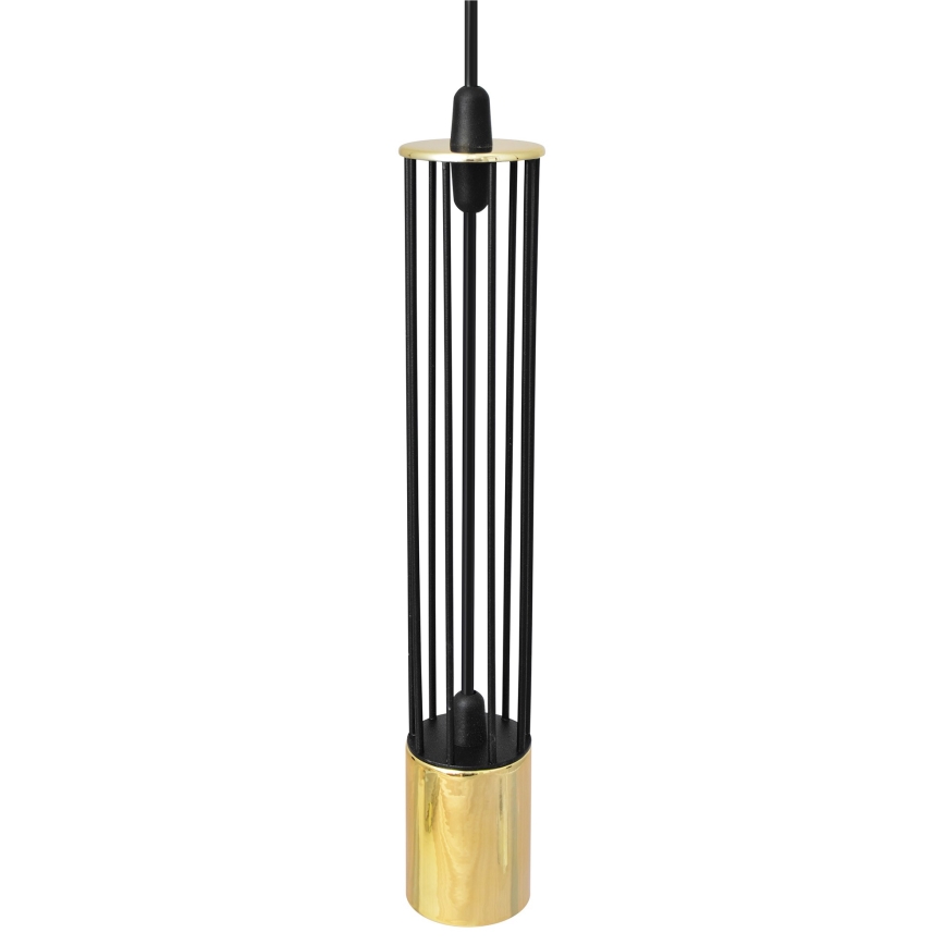 LED Suspension filaire BARS 1xGU10/4,8W/230V noire/dorée