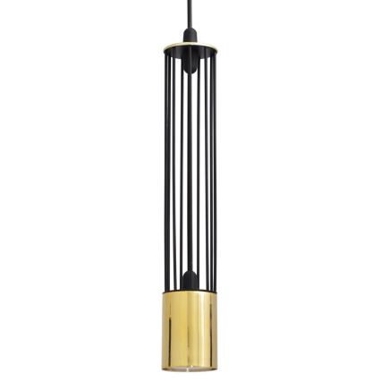 LED Suspension filaire BARS 1xGU10/4,8W/230V noire/dorée