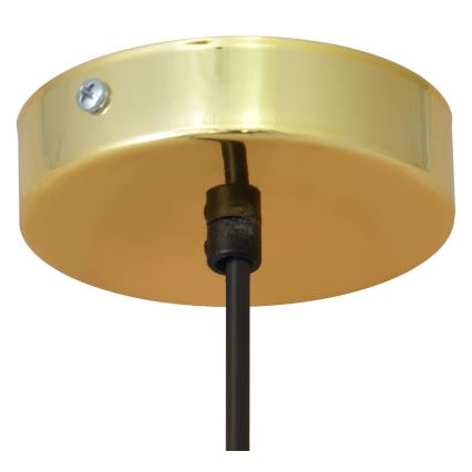 LED Suspension filaire BARS 1xGU10/4,8W/230V noire/dorée