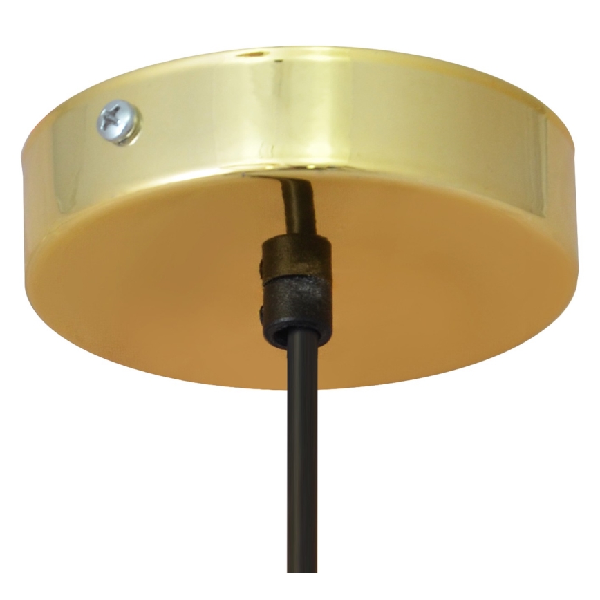 LED Suspension filaire BARS 1xGU10/4,8W/230V noire/dorée