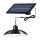 LED Suspension filaire solaire à intensité variable LED/1,8W/3,7V IP44 6500K 800 mAh + Télécommande