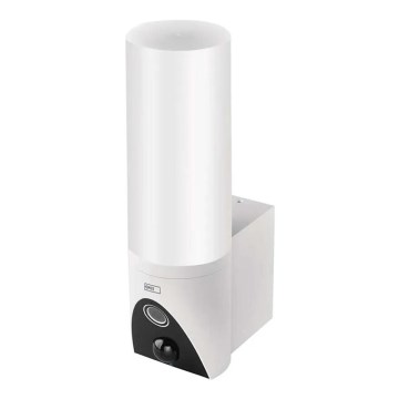 LED Telecamera smart per esterni con luce GoSmart LED/12W/230V IP65 Wi-Fi Tuya bianco