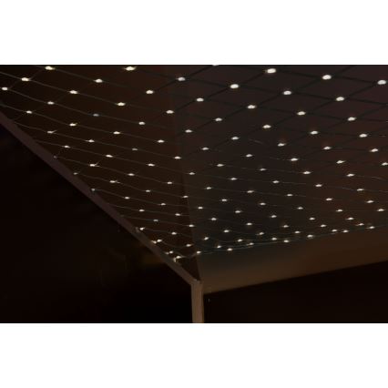 LED Tenda natalizia per esterni NET 240xLED/7,2W/230V 1,5x2 m IP44 bianco caldo