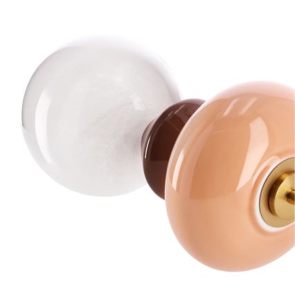 LED-Tischlampe FLORES LED/10W/230V gold/orange/braun