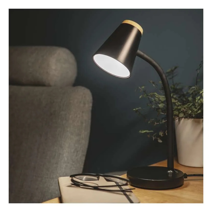 LED-Tischlampe TARA, 4,5 W, 230 V, 4000 K, schwarz