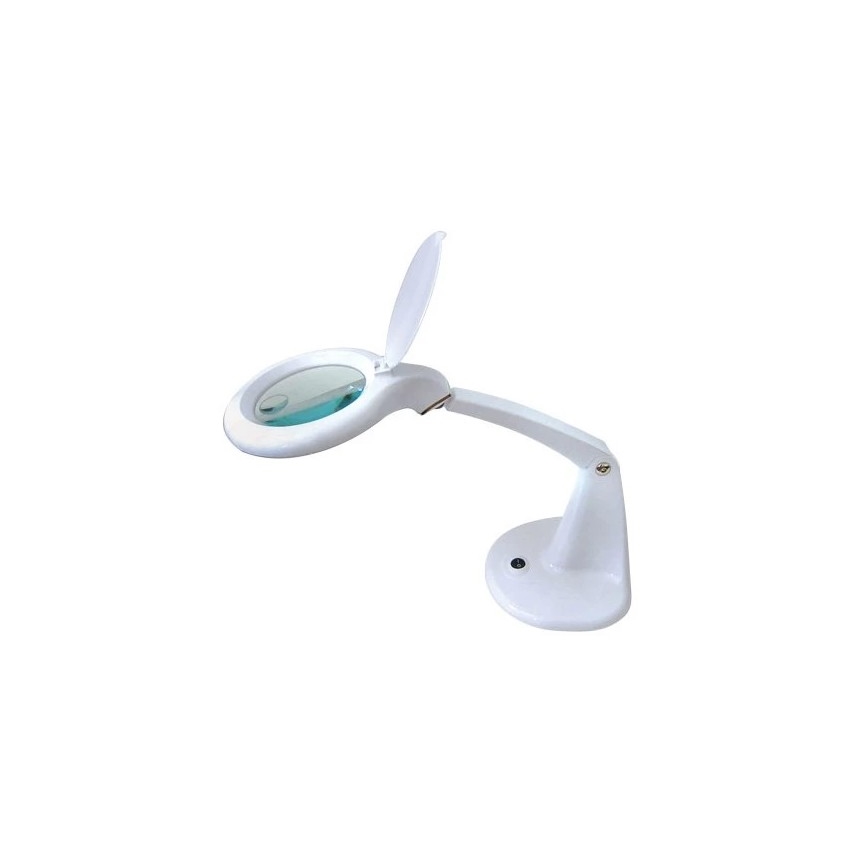 LED-Tischleuchte mit Lupe LED/6,5W/230V weiß