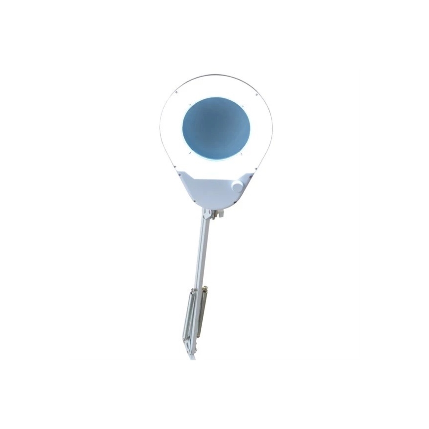 LED-Tischleuchte mit Lupe LED/9W/230V weiß/glänzendes Chrom