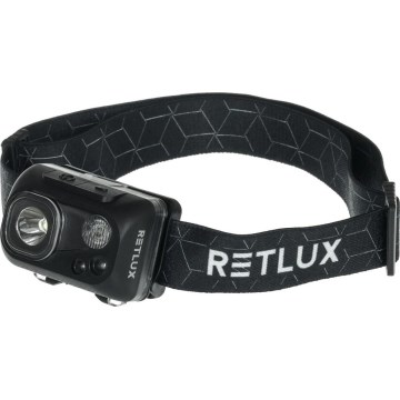 LED Torcia frontale ricaricabile LED/3W/1200 mAh IP67 nera