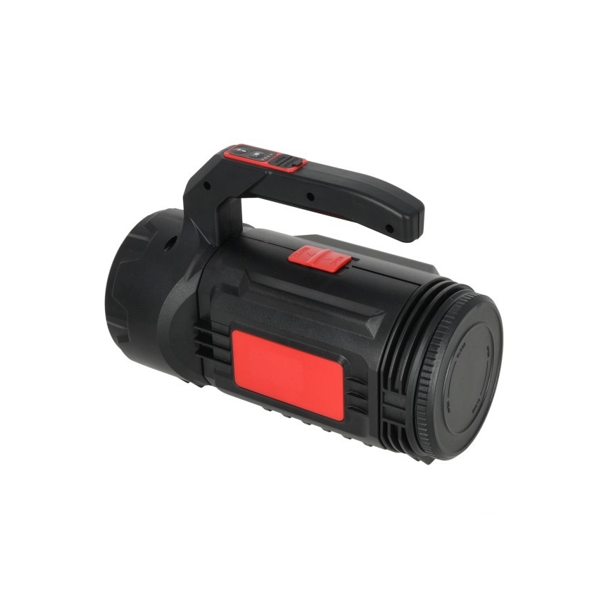 LED Torcia ricaricabile LED/5V 500 lm 1200 mAh nera