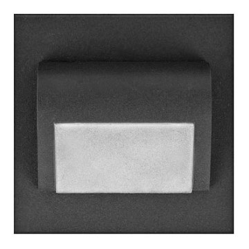 LED Treppenbeleuchtung DECORUS LED/1,2W/12V 3000K anthrazit
