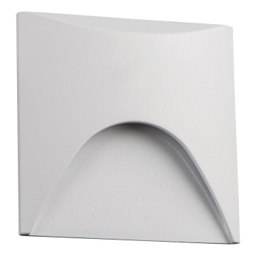 LED Treppenleuchte EXIN LED/2,5W/230V 4000K IP65 weiß eckig