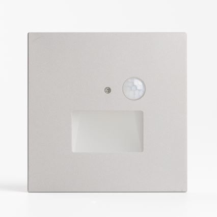 LED-Treppenleuchte mit Bewegungs- und Dämmerungssensor LED/1,5W/230V 3000/4000/6500K grau