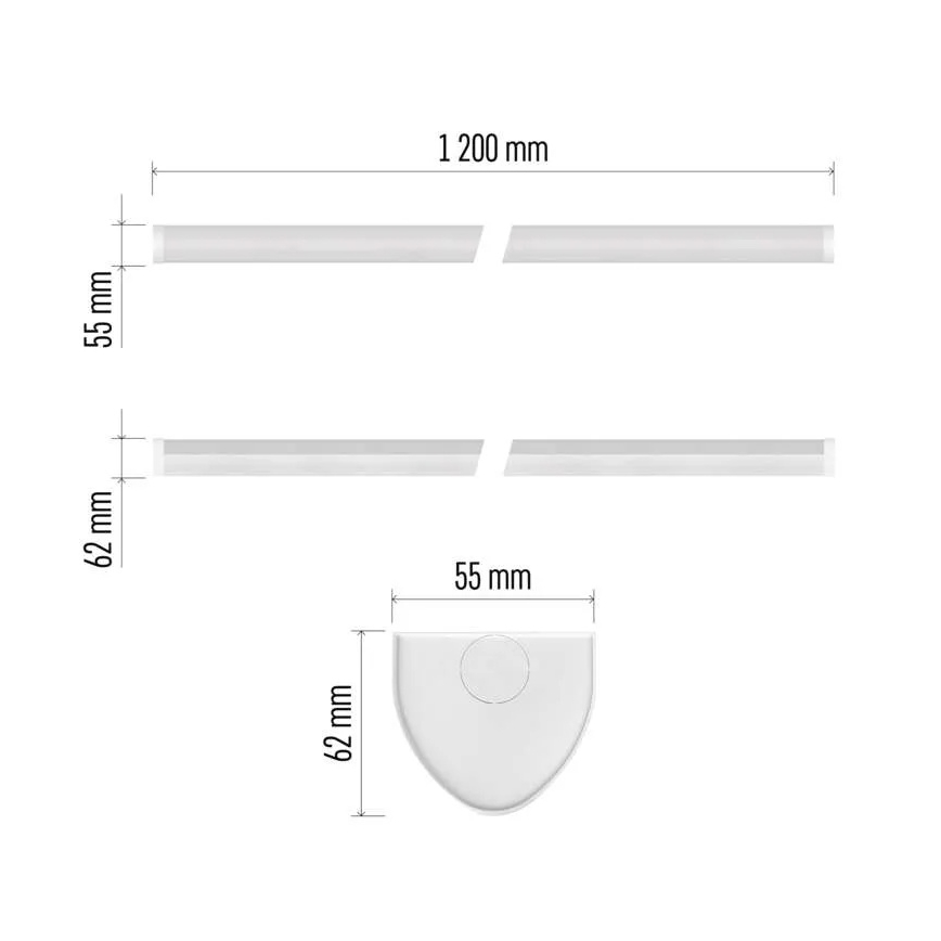 LED-Unterbauleuchte LED/40W/230V 4000K 120 cm