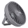 LED Ventilatore da tavolo ricaricabile con illuminazione a LED LED/2W/5V USB 2400 mAh grigio