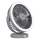 LED Ventilatore da tavolo ricaricabile con illuminazione a LED LED/3W/5V USB 2400 mAh grigio