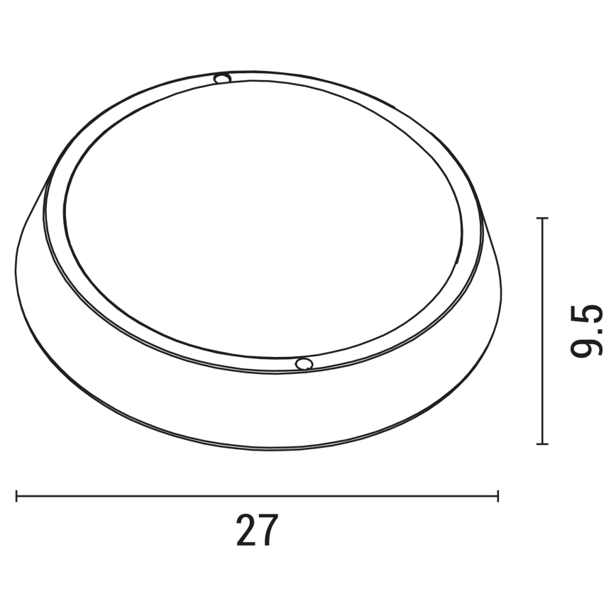 LED-Wandleuchte für den Außenbereich BULKHEAD LED/24W/230V 4000K IP54 weiß