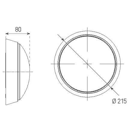 LED-Wandleuchte für den Außenbereich LED/14W/230V IP54 weiß