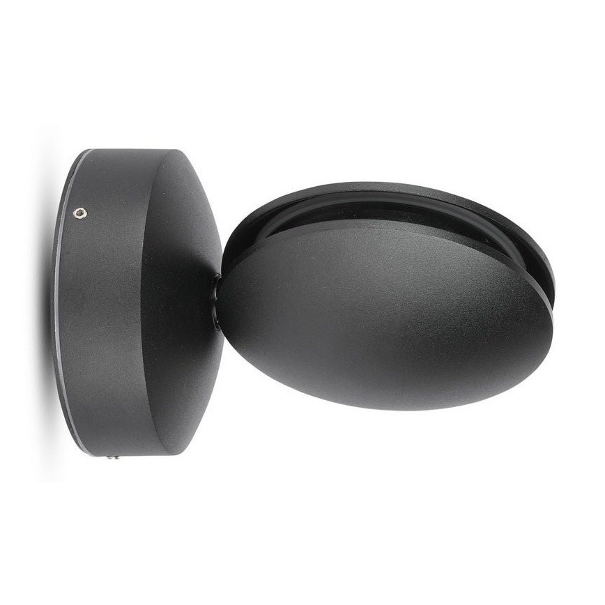 Flexible LED-Wandleuchte für den Außenbereich LED/7W/230V 3000K IP65 schwarz
