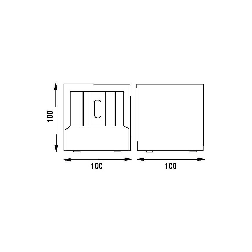 LED-Wandleuchte für den Außenbereich TILL LED/6W/230V IP44