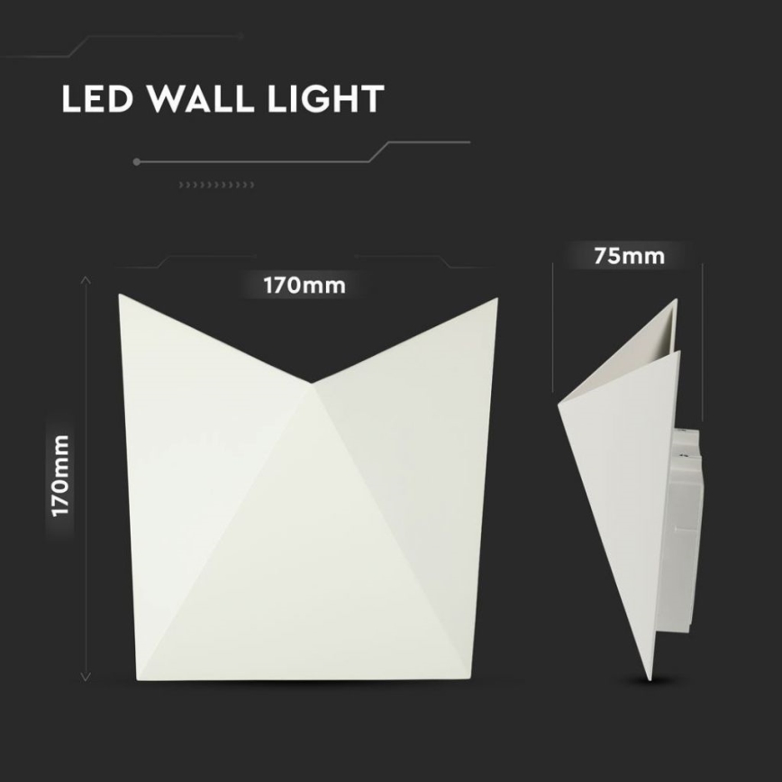 LED-Wandleuchte LED/5W/230V 4000K IP65 weiß
