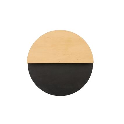 LED-Wandleuchte LUNA LED/7W/230V d 26 cm schwarz/beige
