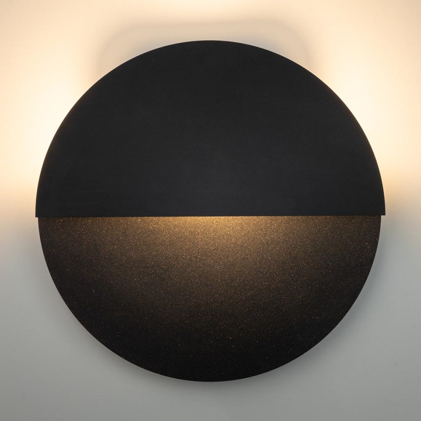 LED-Wandleuchte LUNA LED/7W/230V d 36 cm schwarz