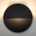 LED-Wandleuchte LUNA LED/7W/230V d 36 cm schwarz