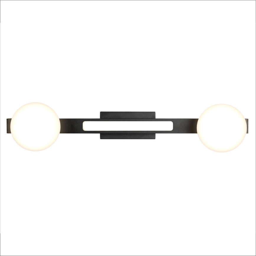 LED-Wandleuchte MAGNET LED/13W/230V + 2xG9/60W 3000/4000K schwarz