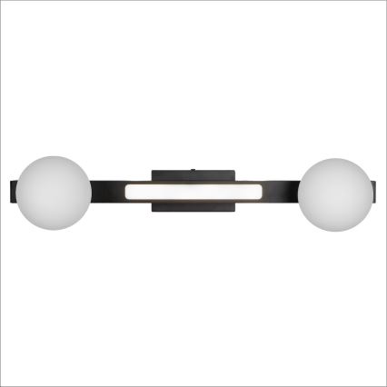 LED-Wandleuchte MAGNET LED/13W/230V + 2xG9/60W 3000/4000K schwarz