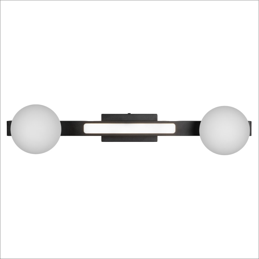 LED-Wandleuchte MAGNET LED/13W/230V + 2xG9/60W 3000/4000K schwarz