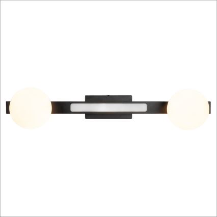 LED-Wandleuchte MAGNET LED/13W/230V + 2xG9/60W 3000/4000K schwarz