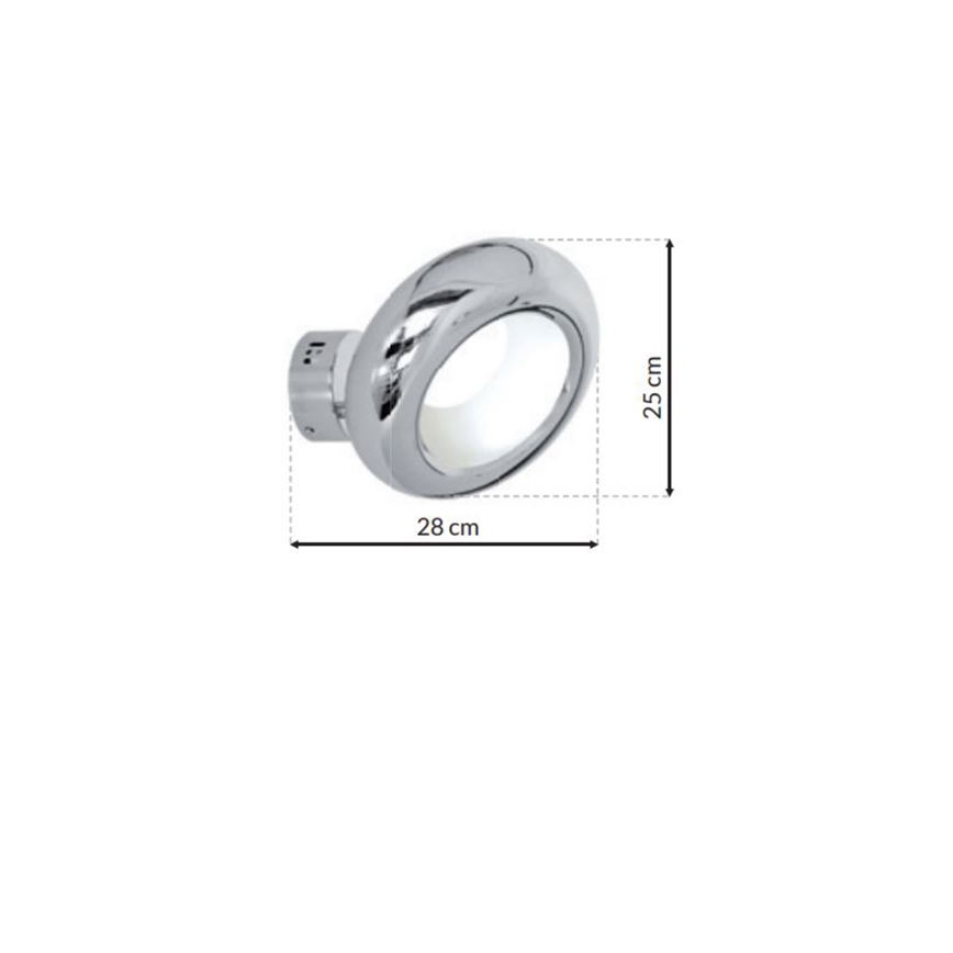 LED Wandleuchte MERCURIO LED/12W/230V