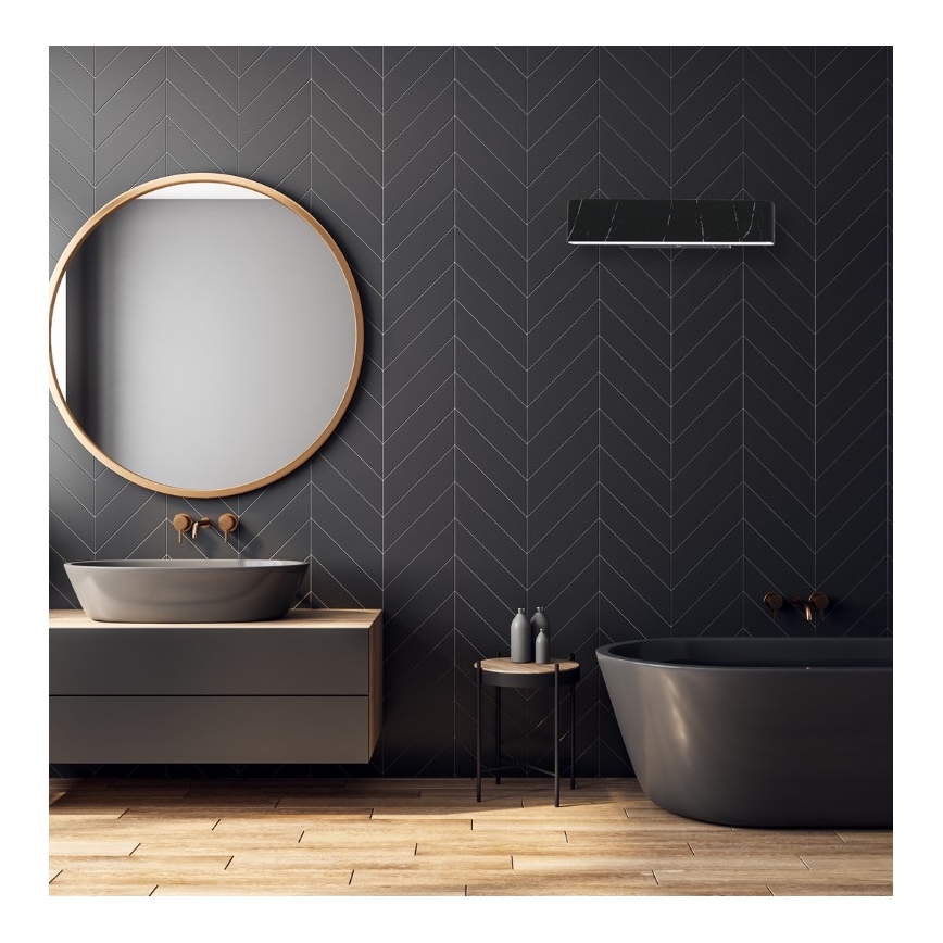 LED-Wandleuchte PIERCE LED/12W/230V 30 cm schwarz